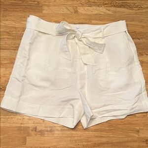 Banana Republic White Linen Shorts